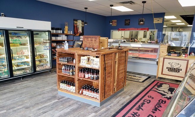 Interior of Butcher Block and Smoke House