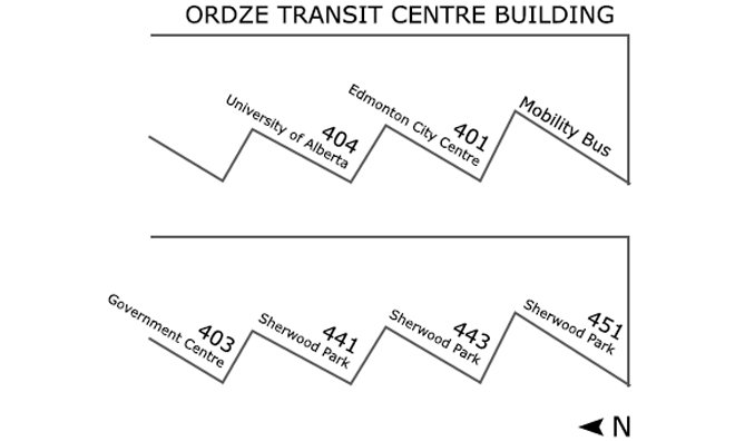 Ordze Transit Centre bus assignments
