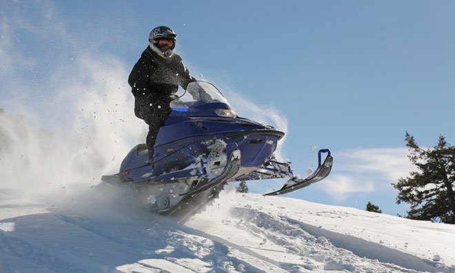 Image of a snowmobiler