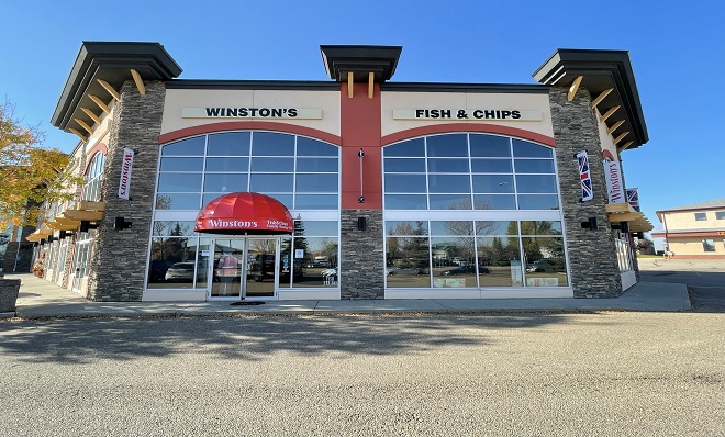 Exterior of Winton's fish and chips