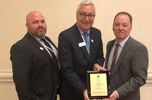 Strathcona County receives international economic development award