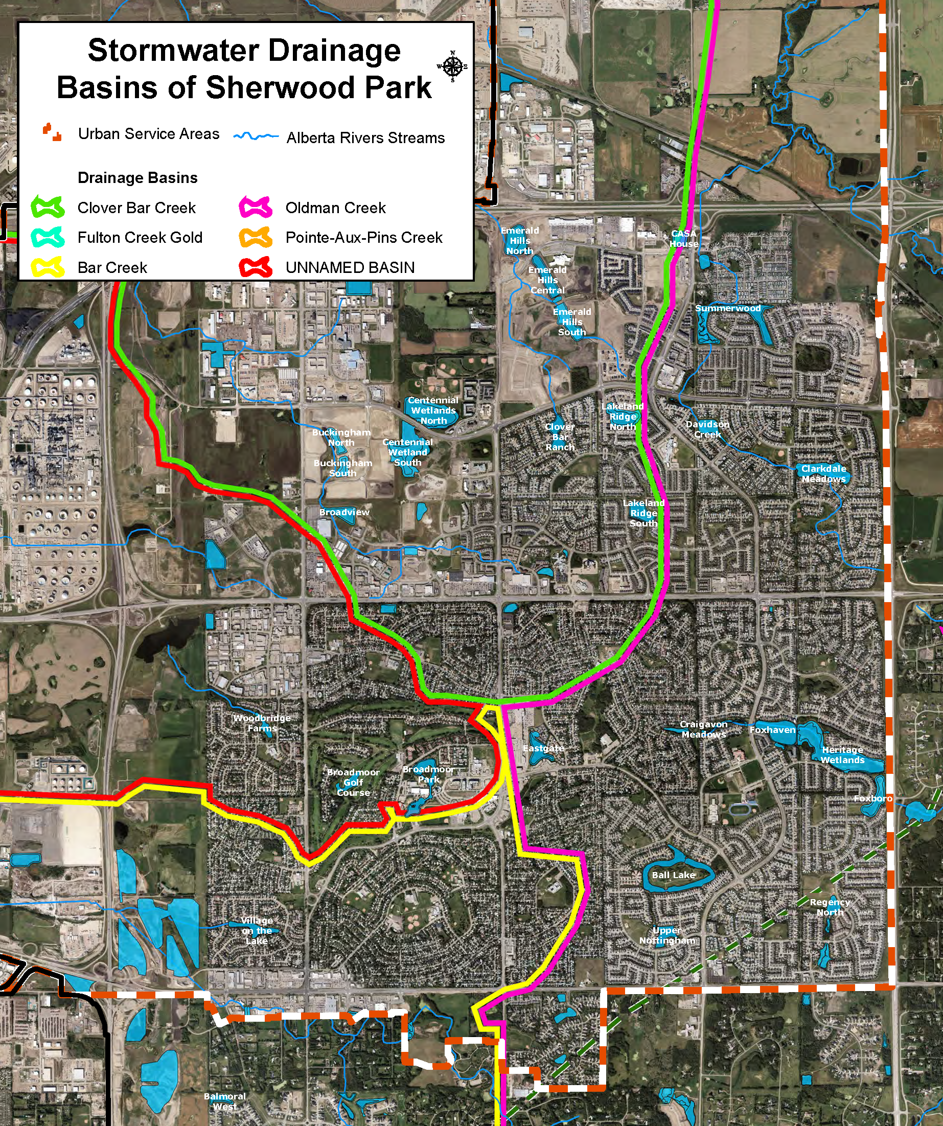 PDS Stormwater drainage map
