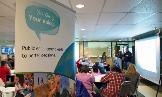 Strathcona County public engagement event