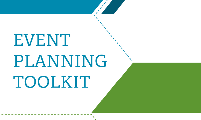 Event planning toolkit graphic cover