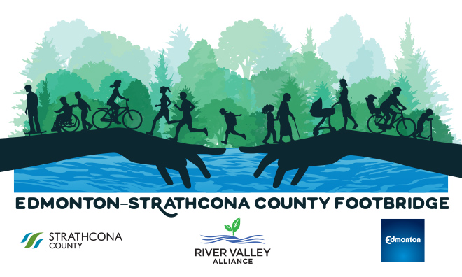 Share your feedback on the new proposed river valley footbridge between Edmonton and Strathcona County