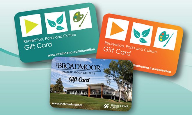 Give the gift of fun and fitness with a recreation gift card.