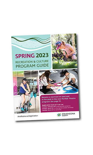 cover of the spring recreation guide