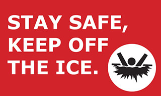 Stormwater pond ice safety