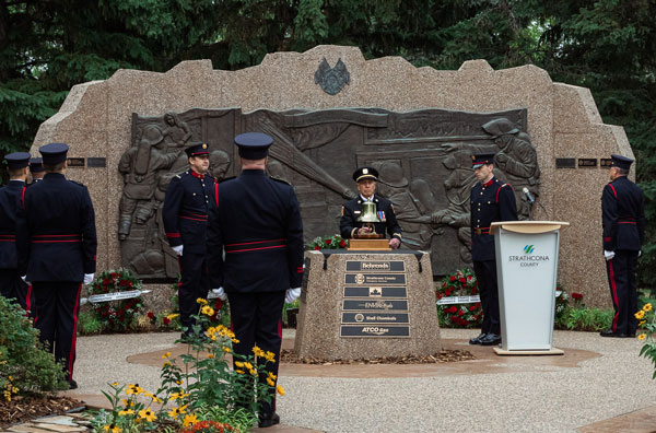 Strathcona County remembers fallen firefighters