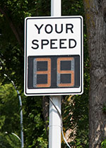 Image showing a driver feedback sign