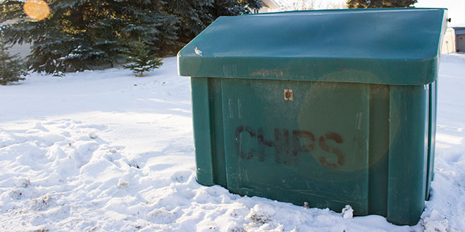 Image showing a local green chip box