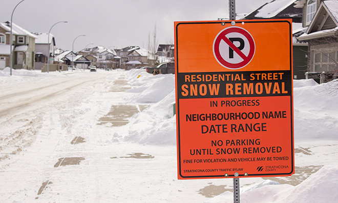 Residential street snow clearing starts Sunday, January 8