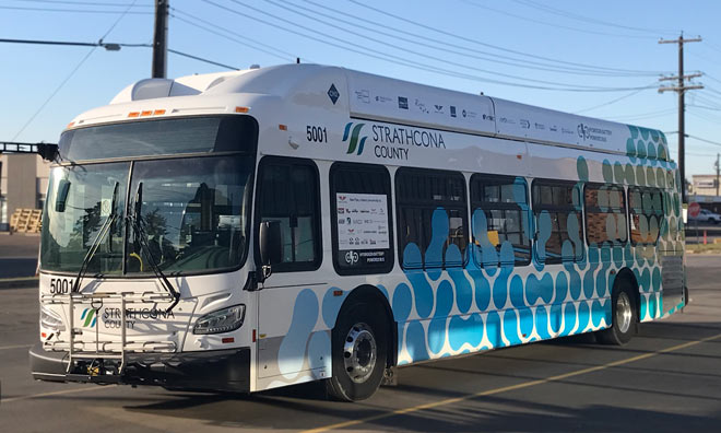 Get a sneak peek of hydrogen fuel cell transit buses this weekend