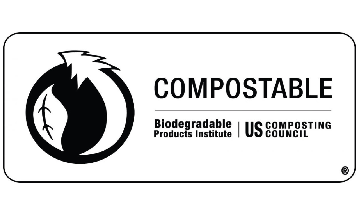 image of a the certified compostable logo