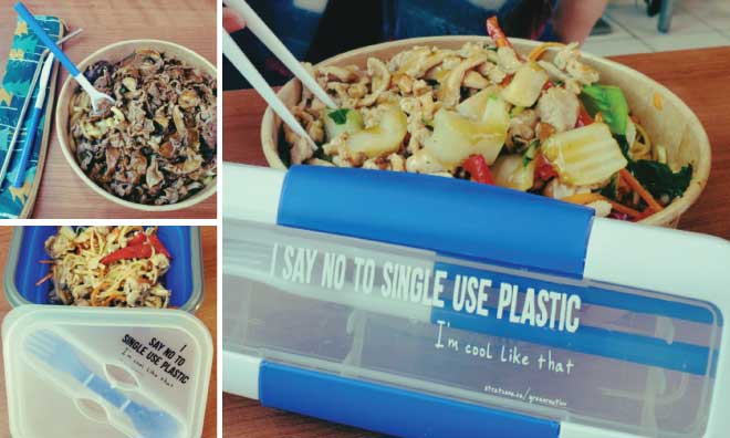 Image of different types of reusable cutlery.