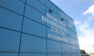 Image of Broadview Enviroservice Station building.